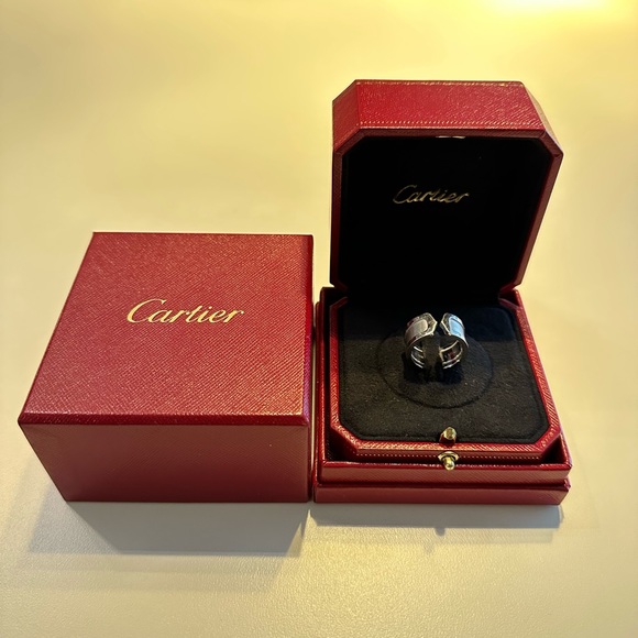 Cartier Double C White Gold ring - Picture 2 of 4
